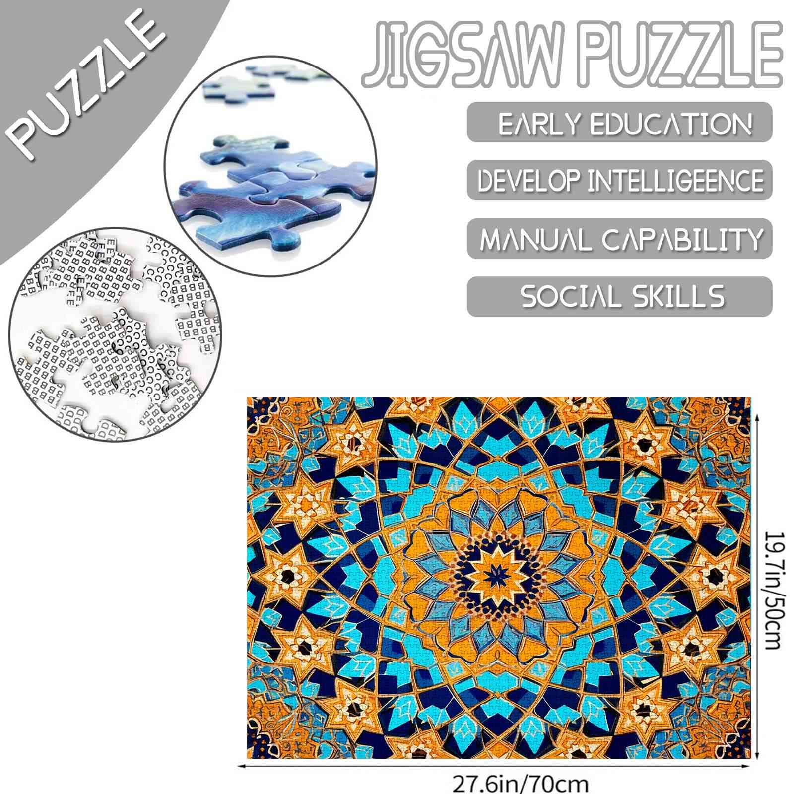 Mandala Blossom Jigsaw Puzzles