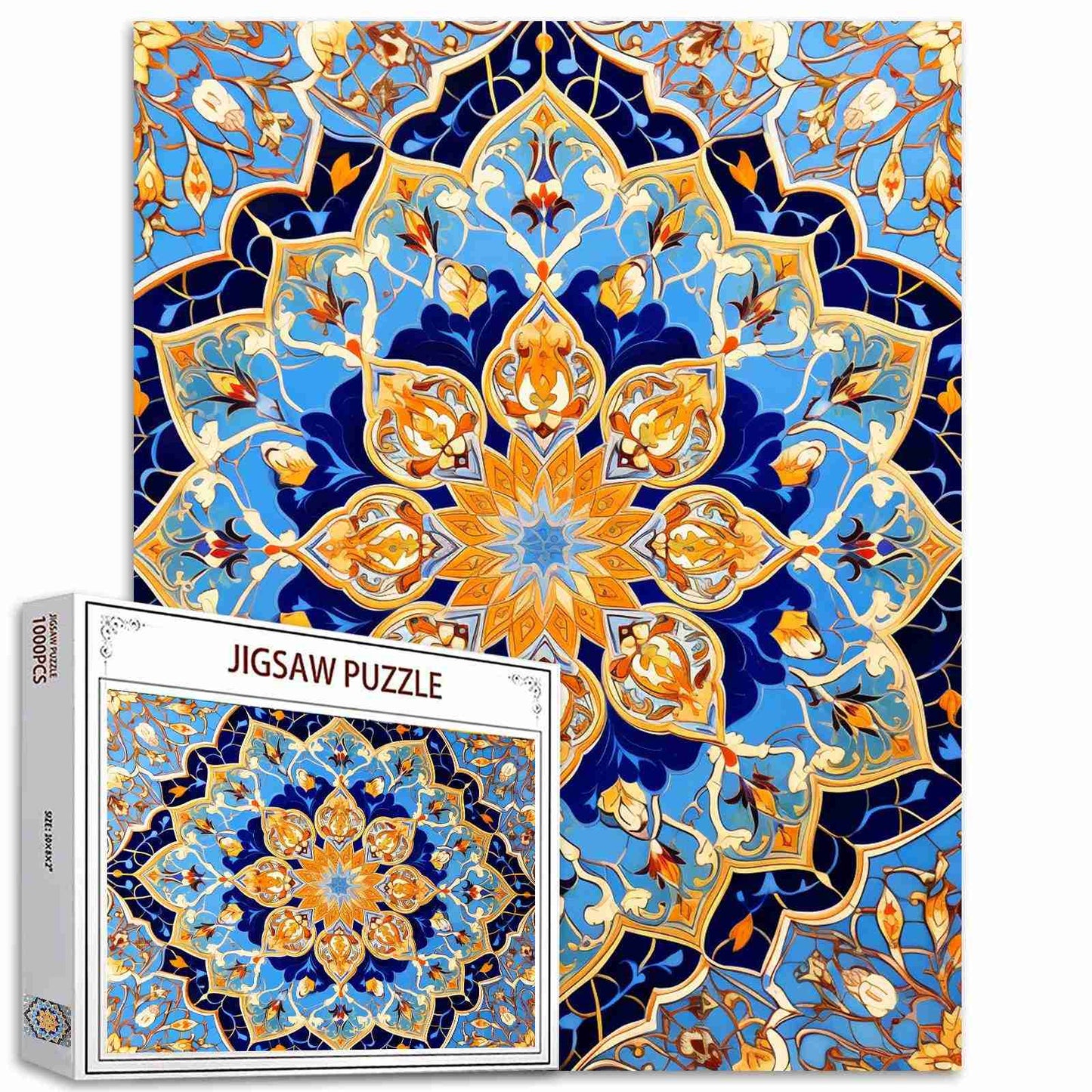 Mandala Floral Art Jigsaw Puzzles