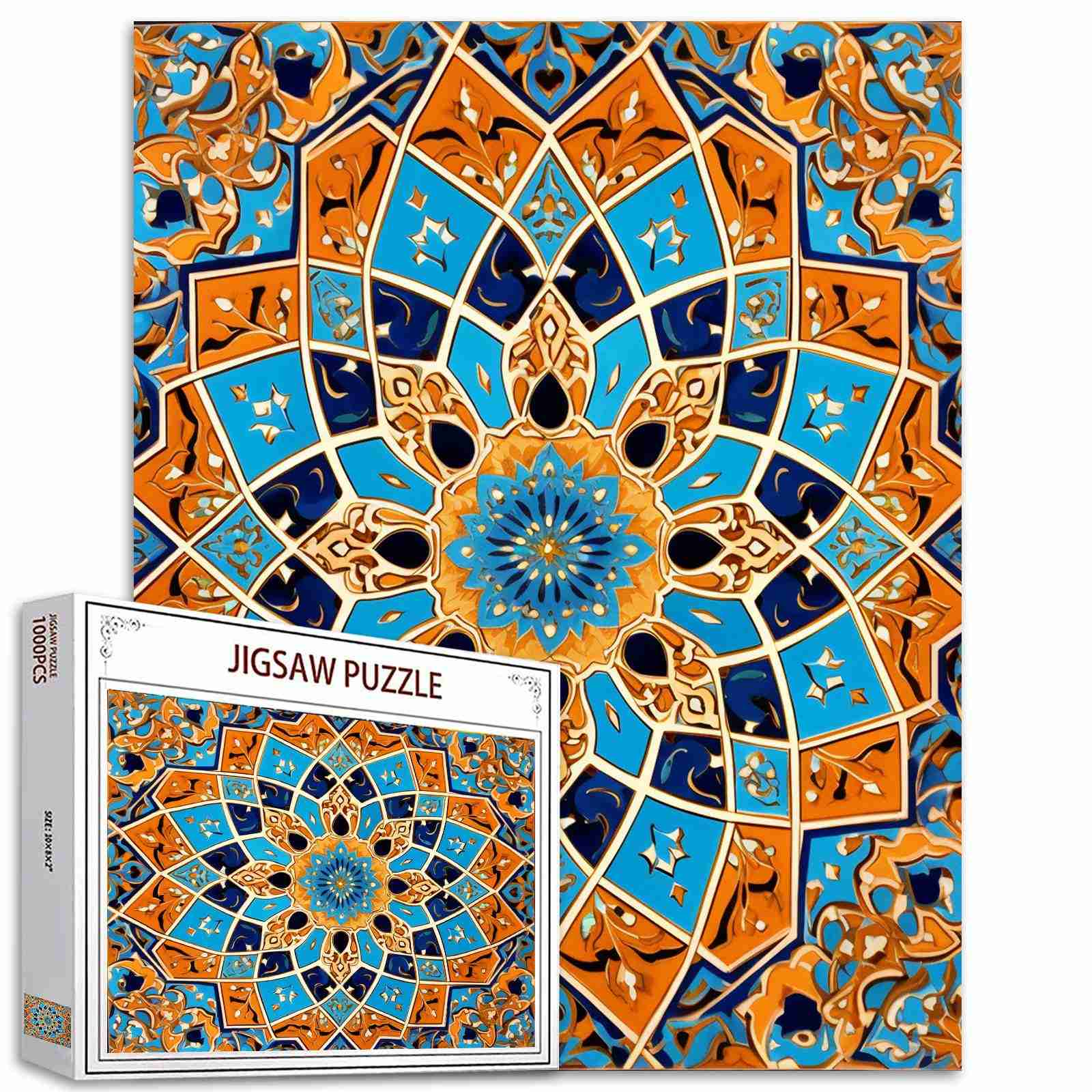 Majestic Mandala Flower Jigsaw Puzzles