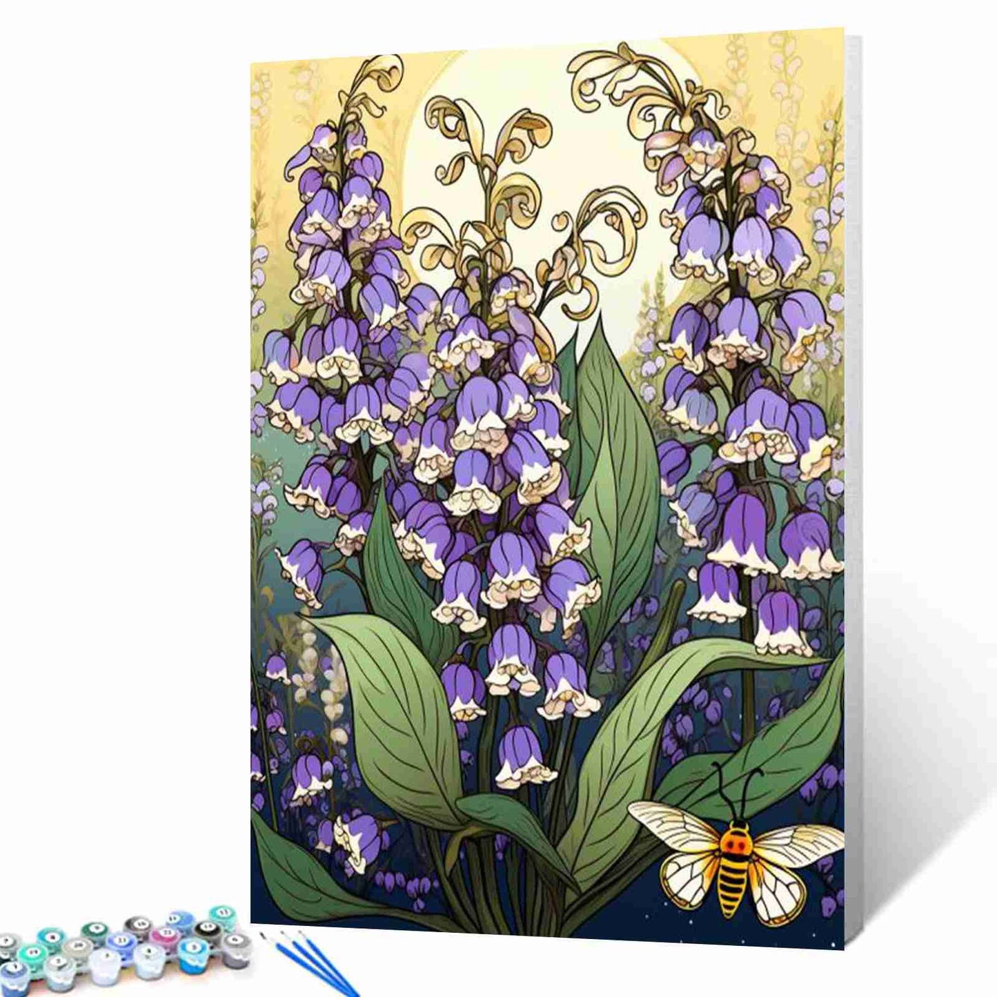 Elegant Flower Bouquet Paint by Numbers