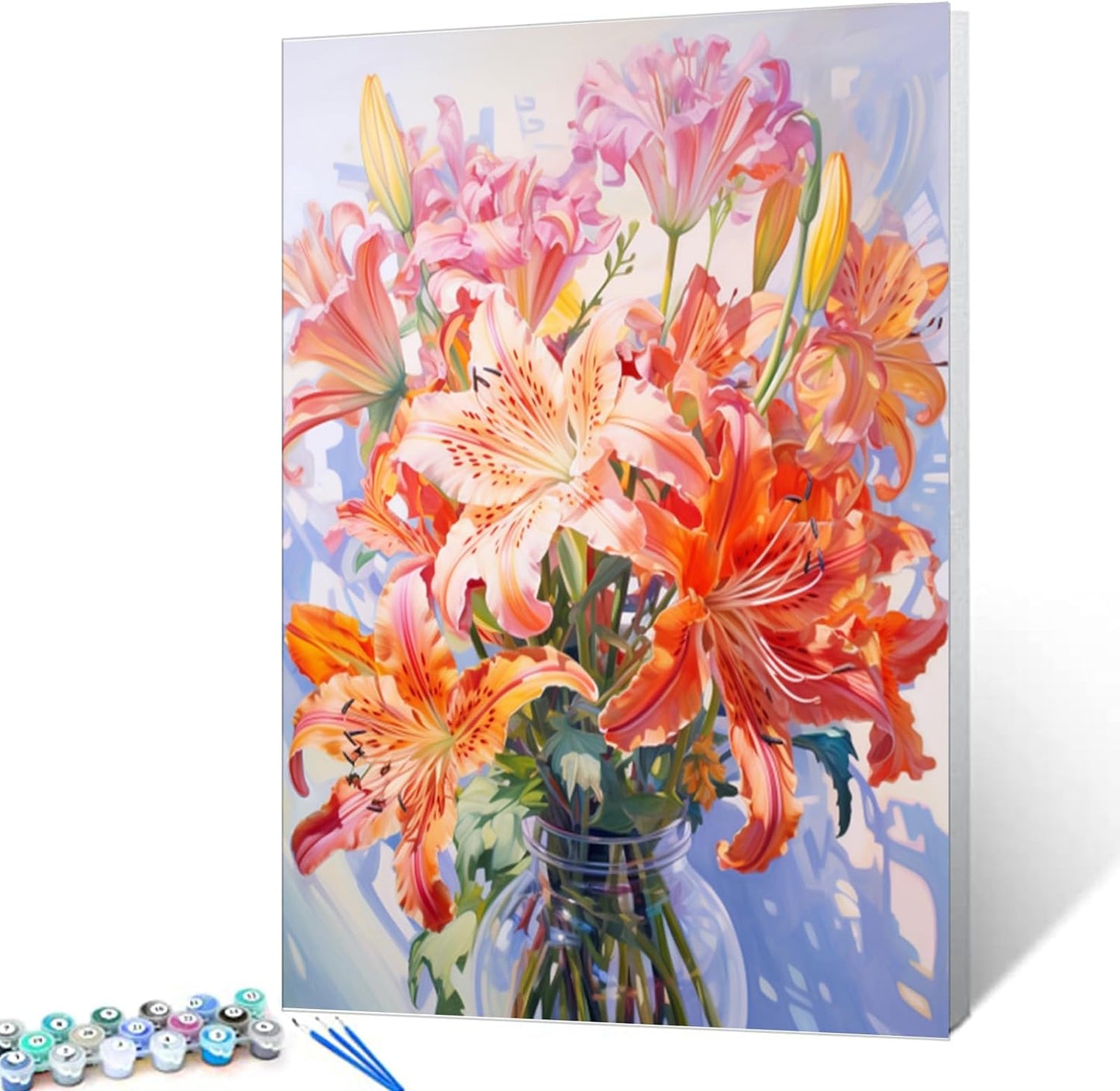 Tucocoo Flowers in Vase Paint by Numbers Kits