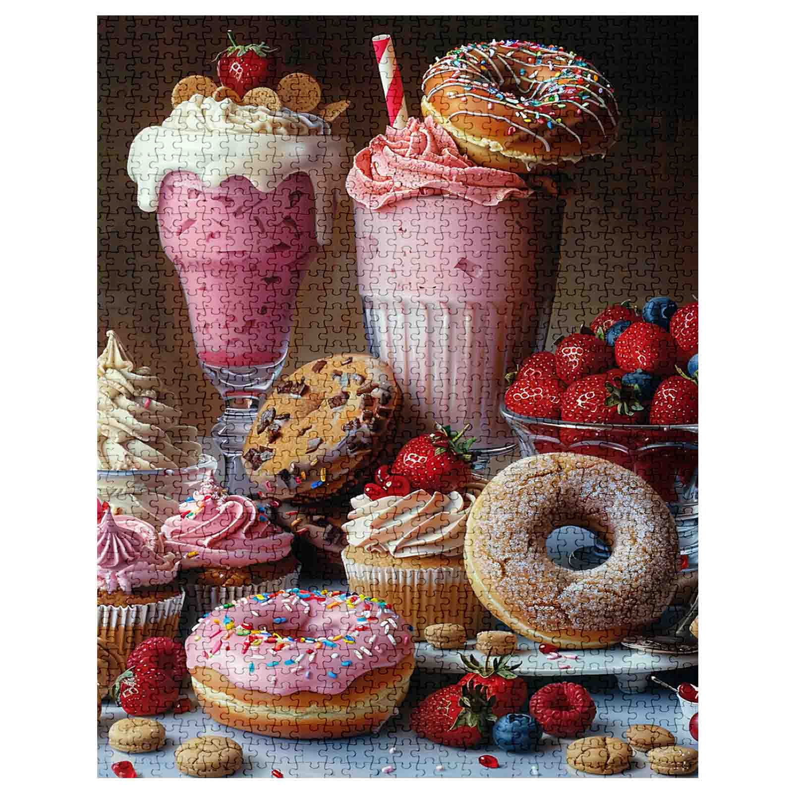 Milkshakes and Sweets Jigsaw Puzzles