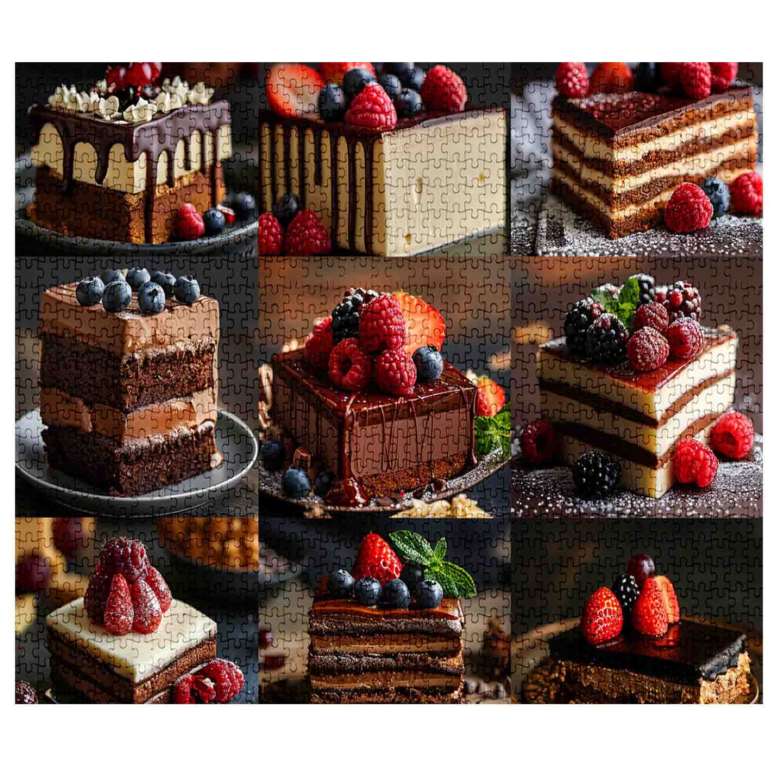 Decadent Chocolate Cakes Jigsaw Puzzles