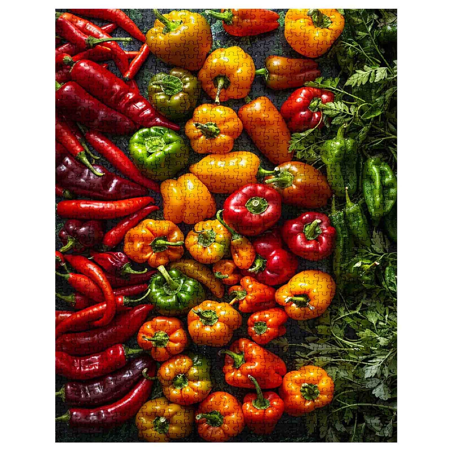 Colorful Peppers Jigsaw Puzzles