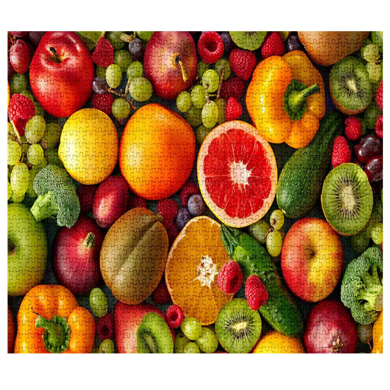 Fresh Fruits and Veggies Jigsaw Puzzles