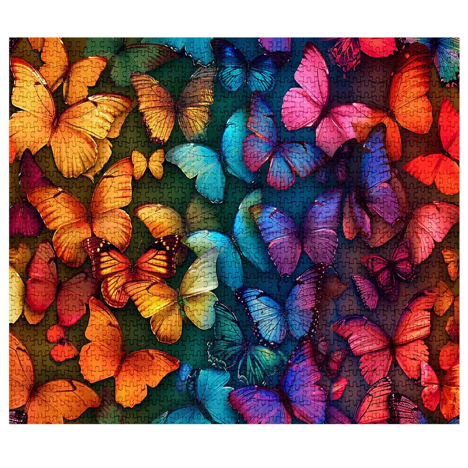 Rainbow Butterflies Jigsaw Puzzles