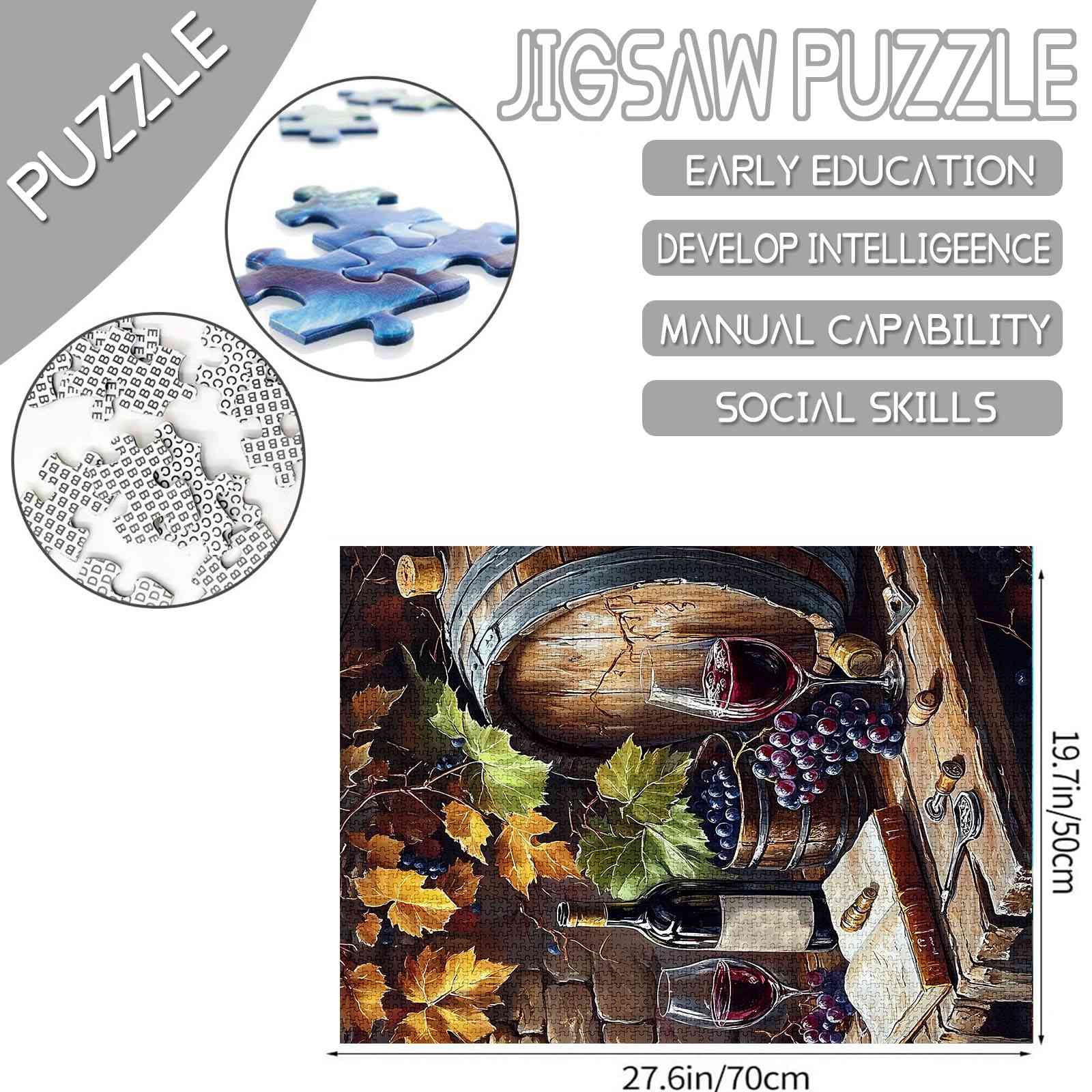 Vineyard Harvest Jigsaw Puzzles