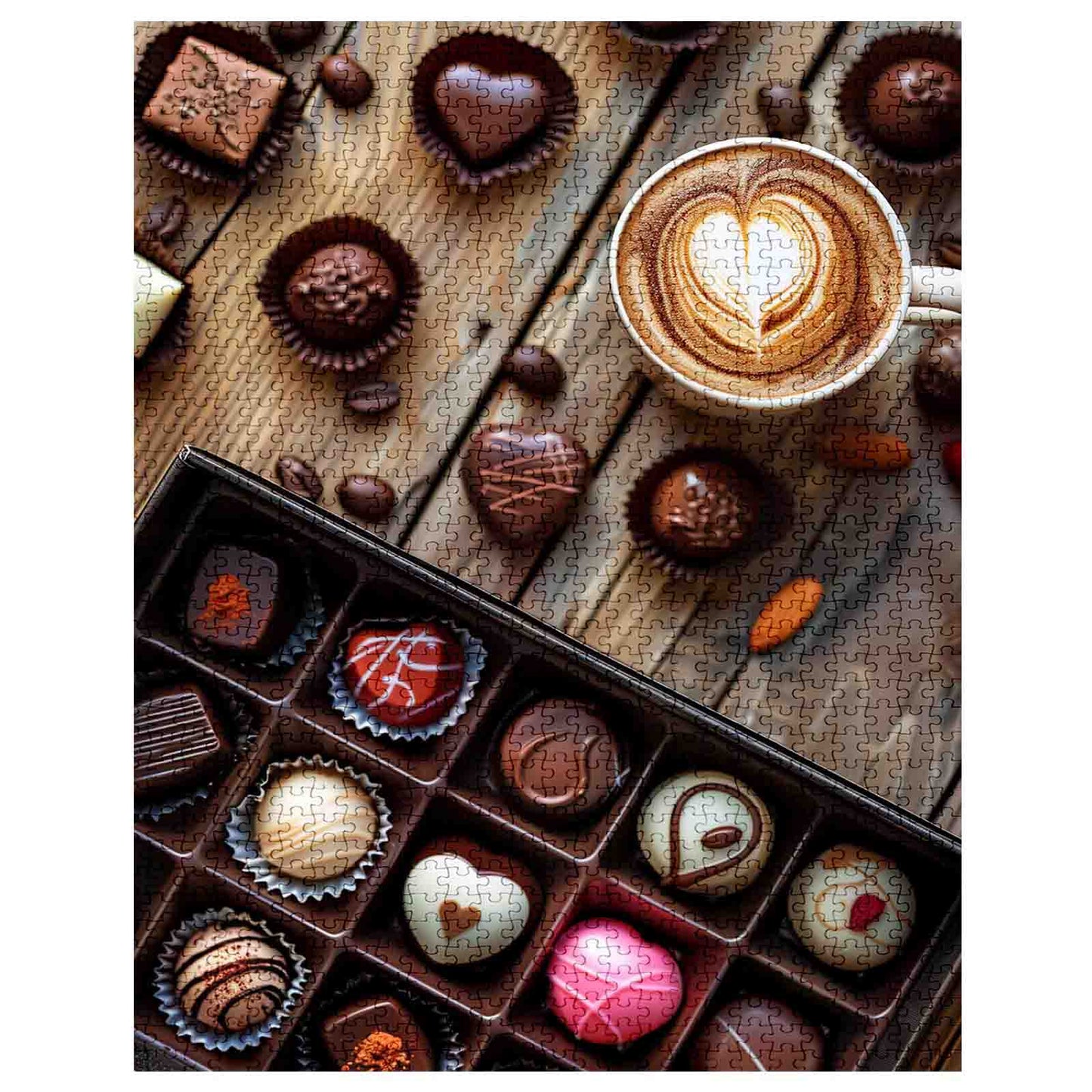 Chocolate and Cappuccino Jigsaw Puzzles