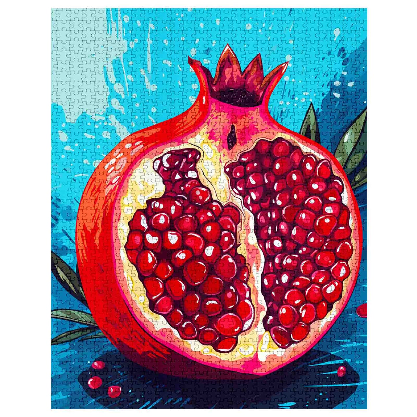 Pop Art Pomegranate Jigsaw Puzzles