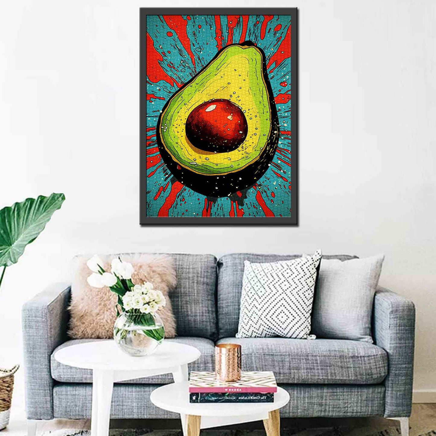 Pop Art Avocado Jigsaw Puzzles