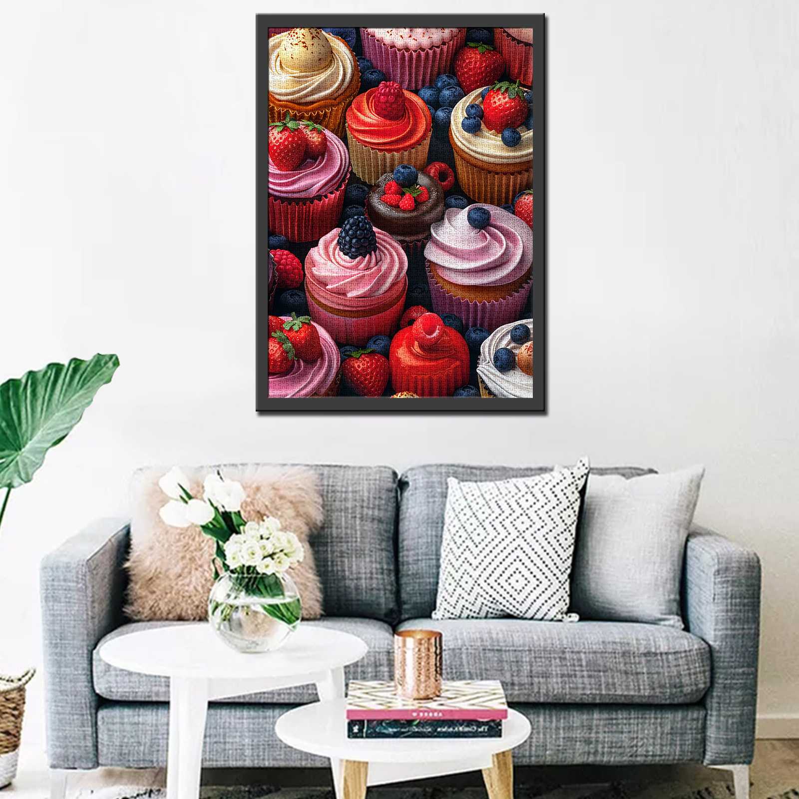 Cupcakes and Berries Jigsaw Puzzles