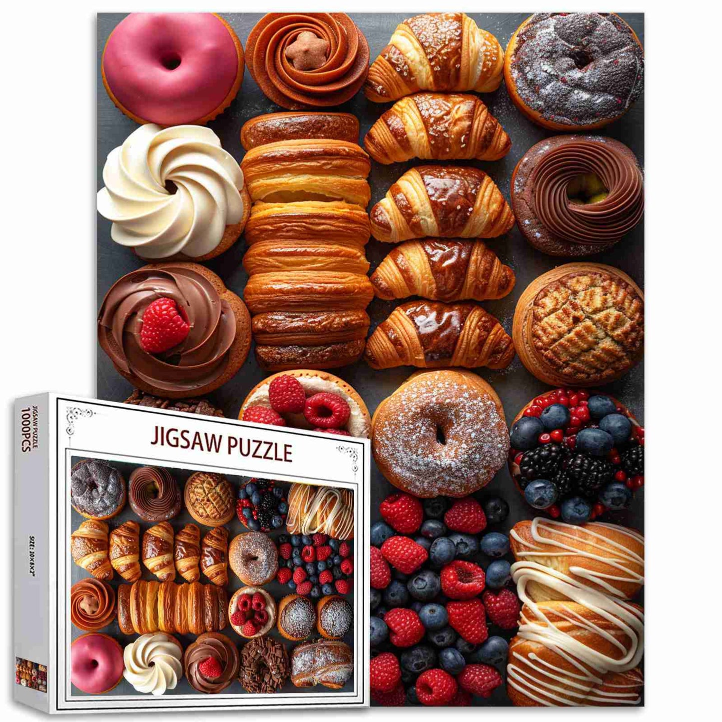 Pastries and Berries Jigsaw Puzzles