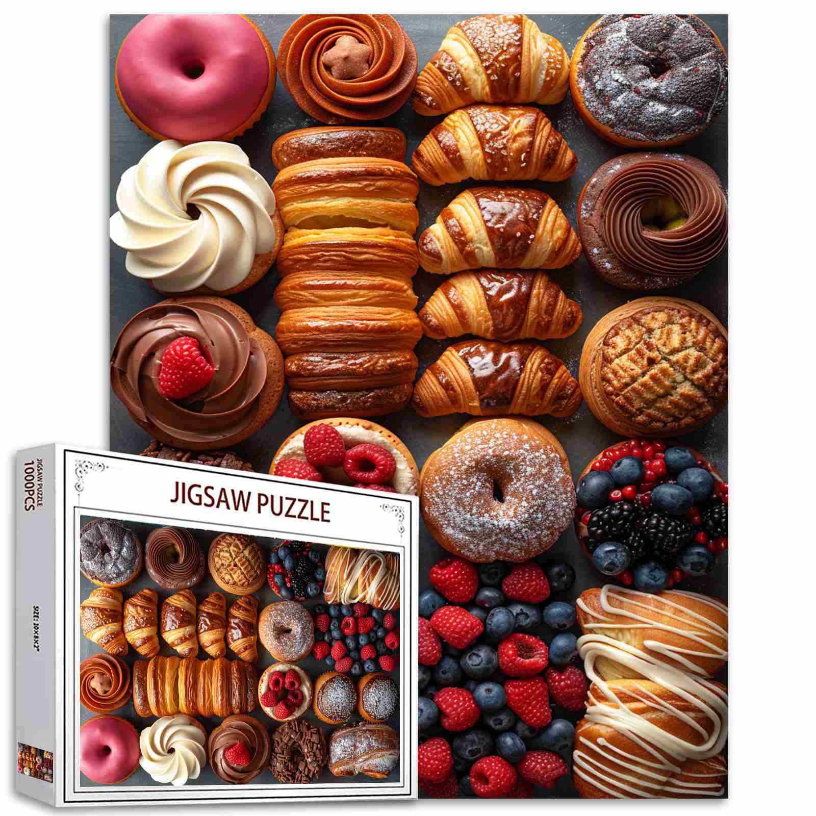 Pastries and Berries Jigsaw Puzzles