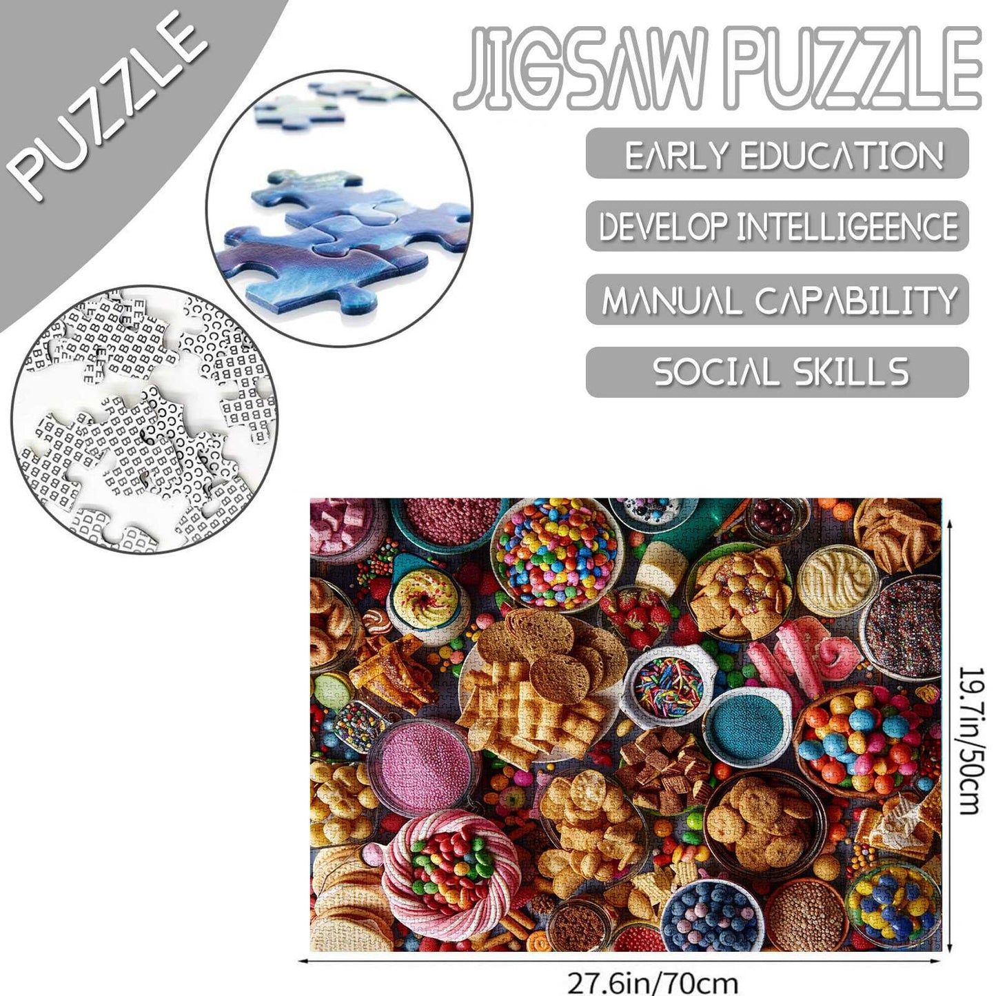 Colorful Candies and Treats Jigsaw Puzzles