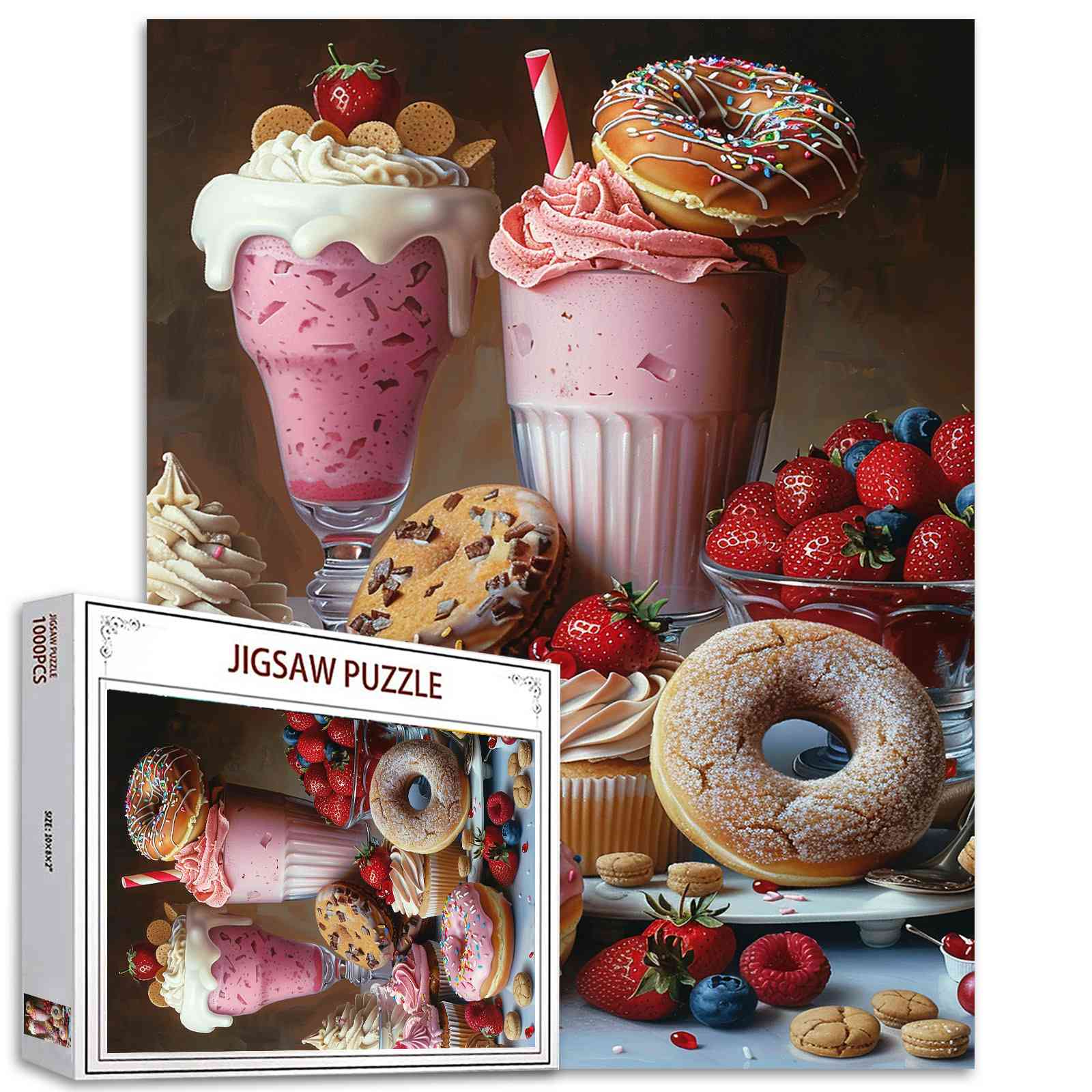 Milkshakes and Sweets Jigsaw Puzzles