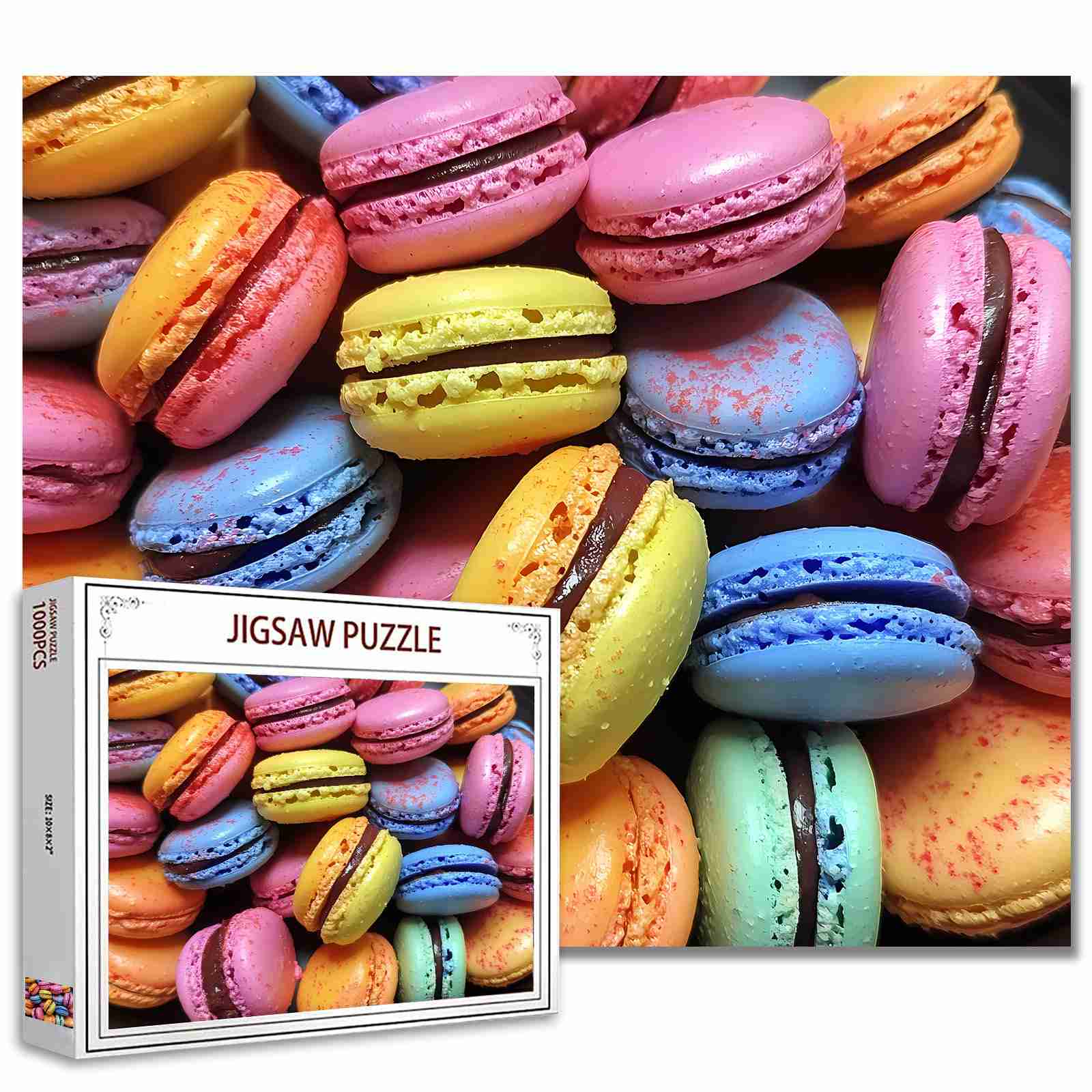 Colorful Macarons Jigsaw Puzzles