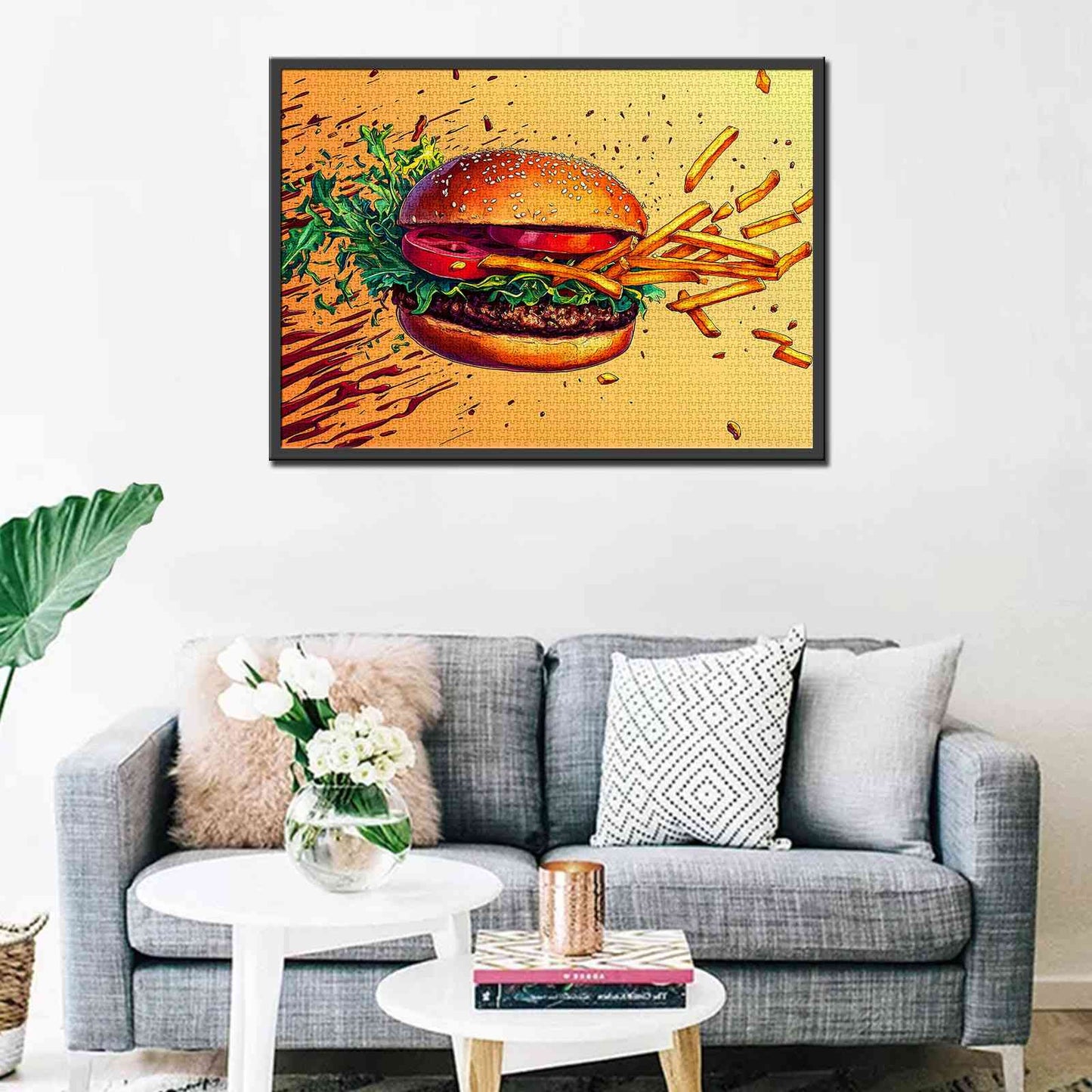 Burger and Fries Jigsaw Puzzles