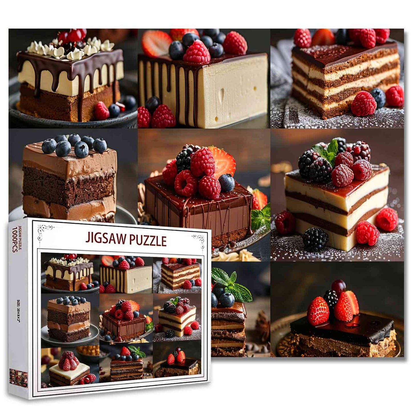 Decadent Chocolate Cakes Jigsaw Puzzles