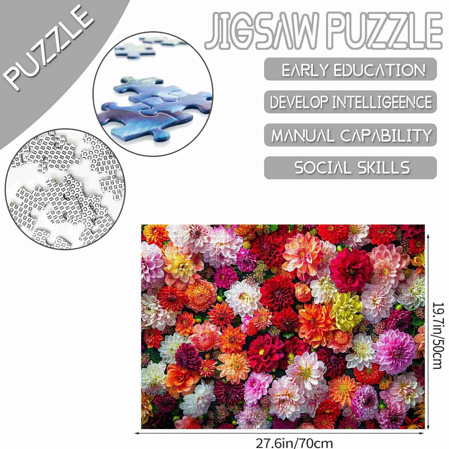 Blooming Dahlia Jigsaw Puzzles