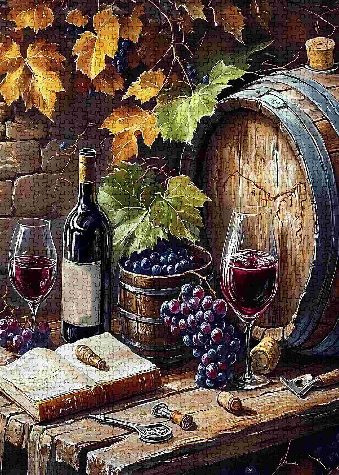 Vineyard Harvest Jigsaw Puzzles