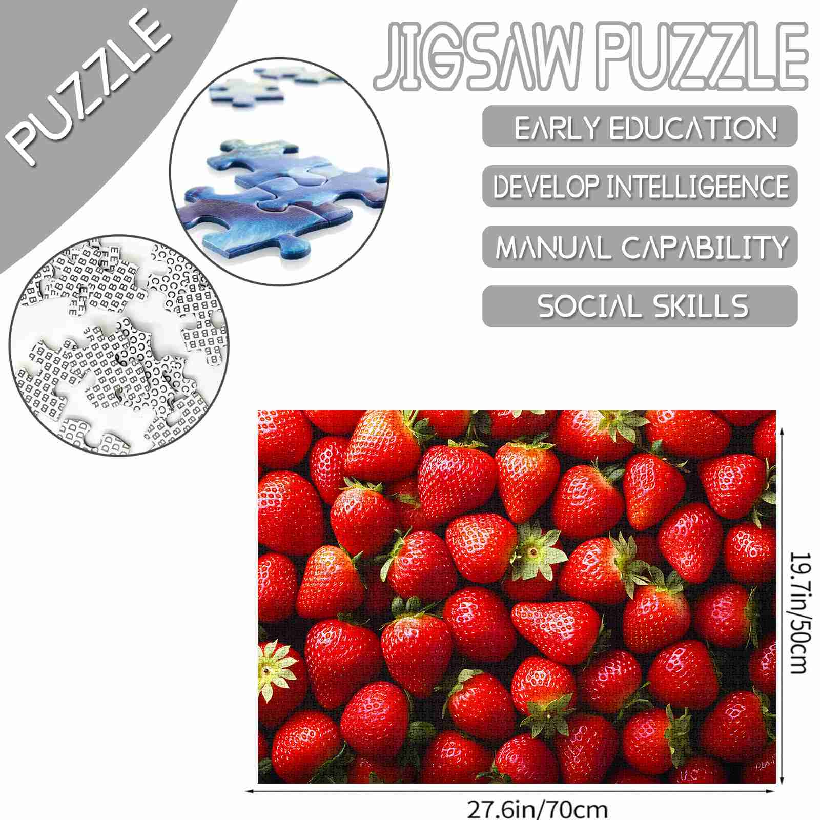 Fresh Strawberries Jigsaw Puzzles