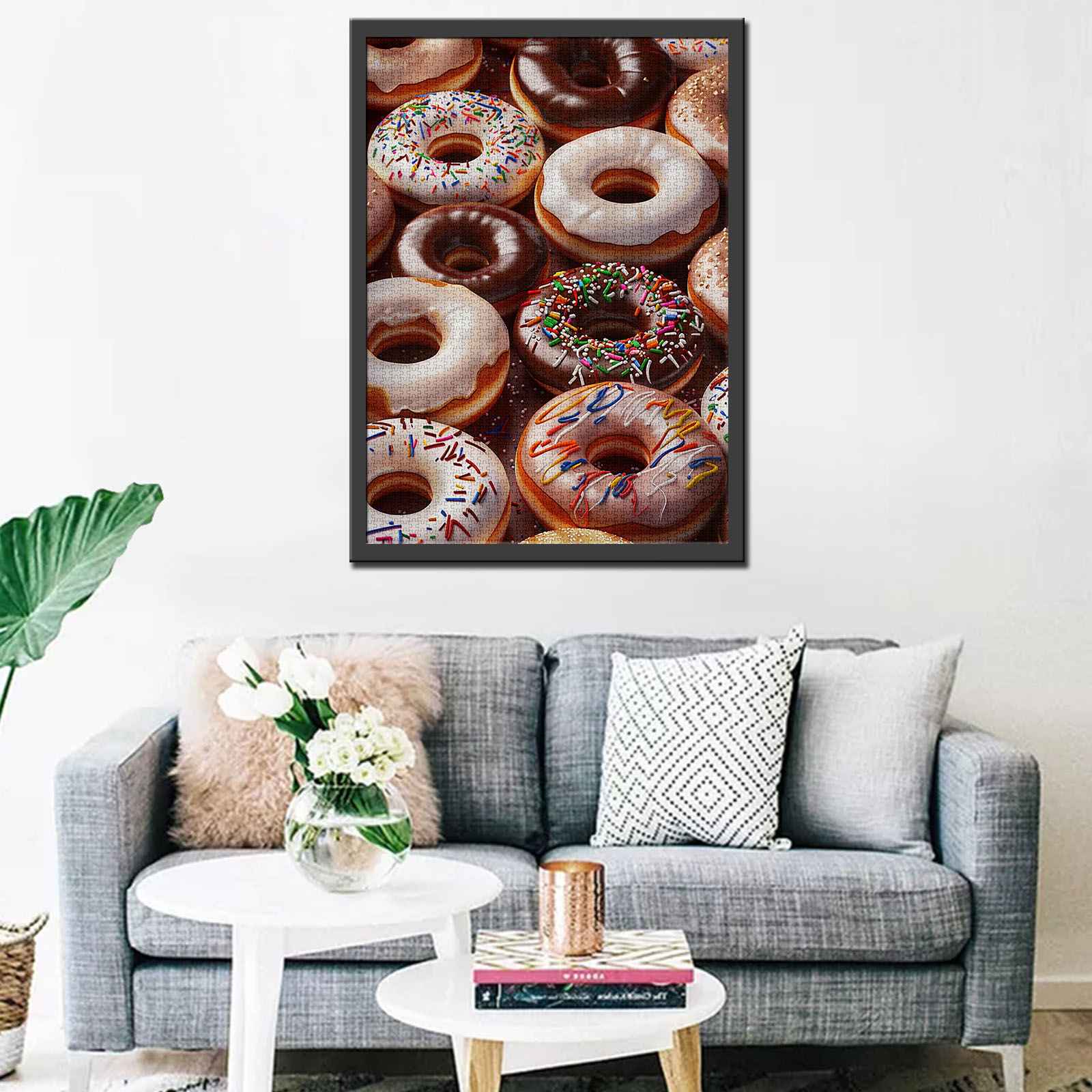 Sprinkle Donuts Delight Jigsaw Puzzles