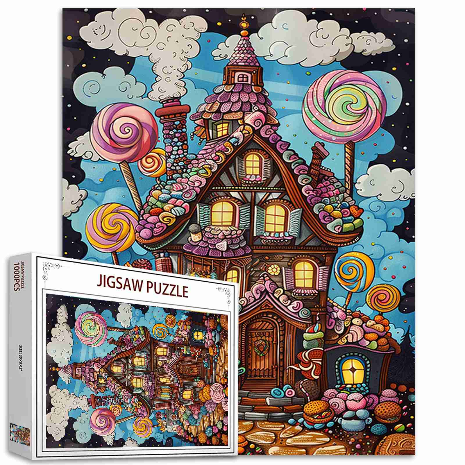 Candy Cottage Fantasy Jigsaw Puzzles