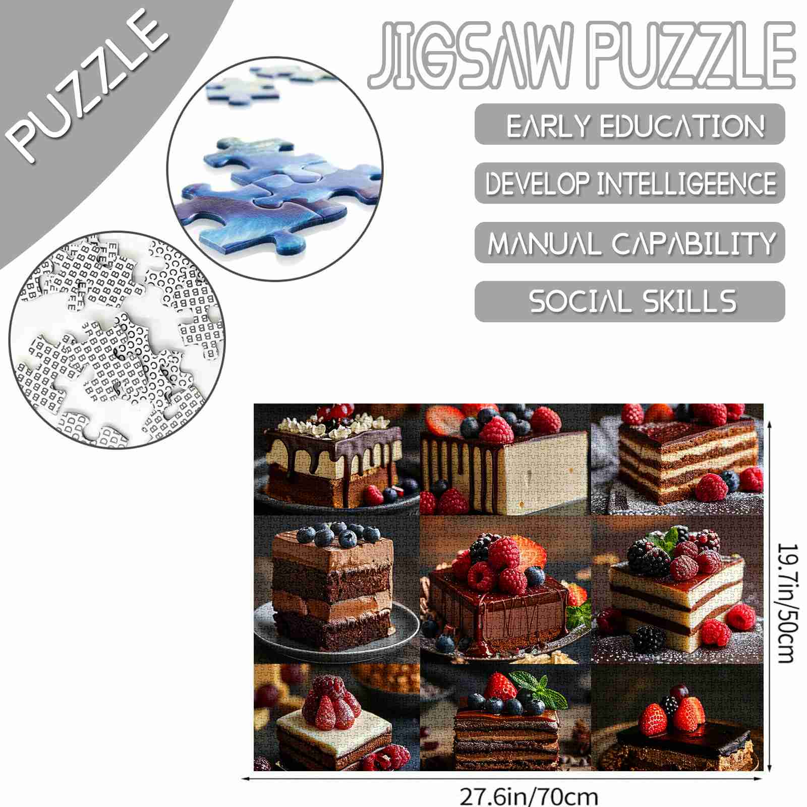 Decadent Chocolate Cakes Jigsaw Puzzles