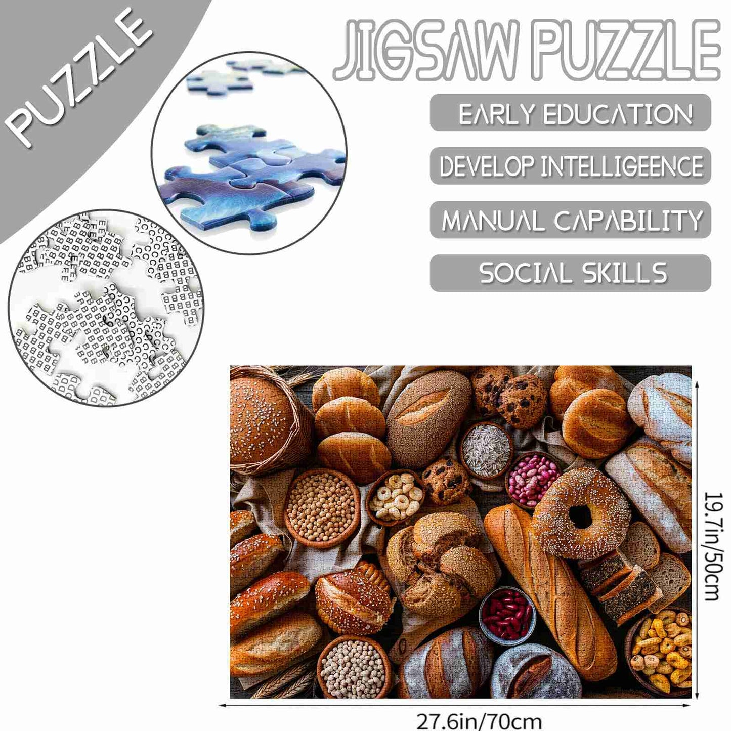 Rustic Breads and Grains Jigsaw Puzzles