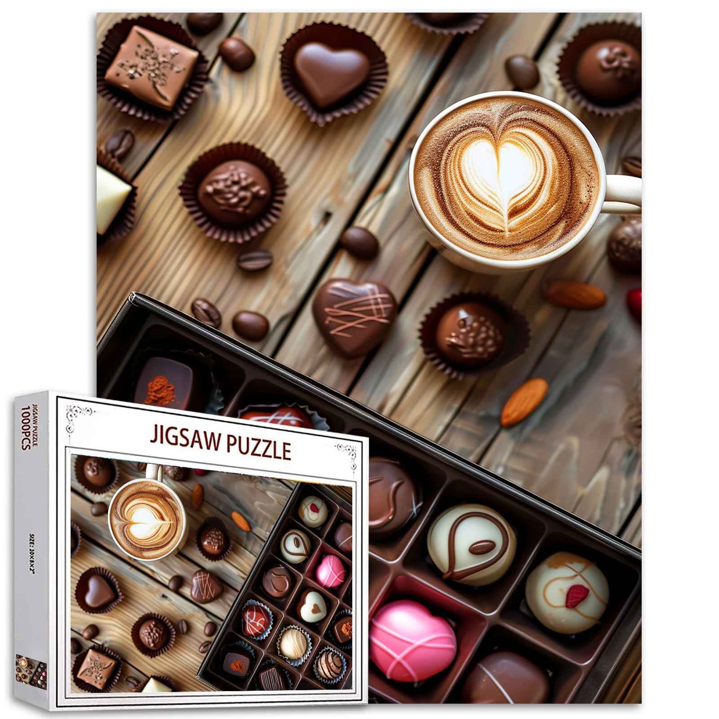 Chocolate and Cappuccino Jigsaw Puzzles