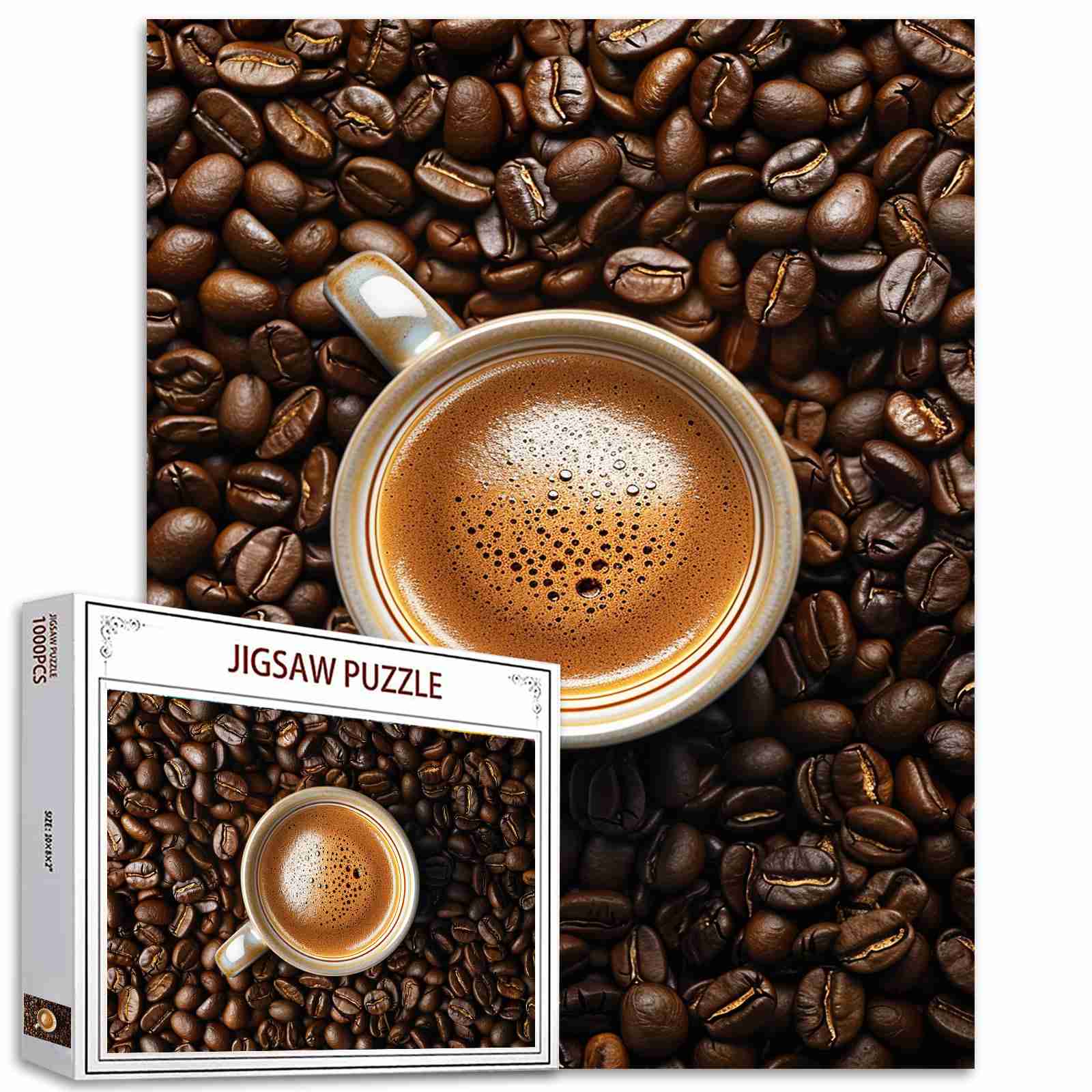 Espresso and Coffee Beans Jigsaw Puzzles