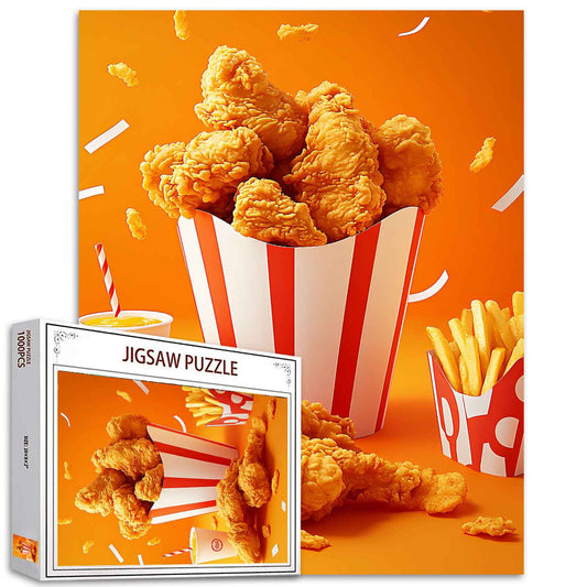 Bucket of Fried Chicken Jigsaw Puzzles