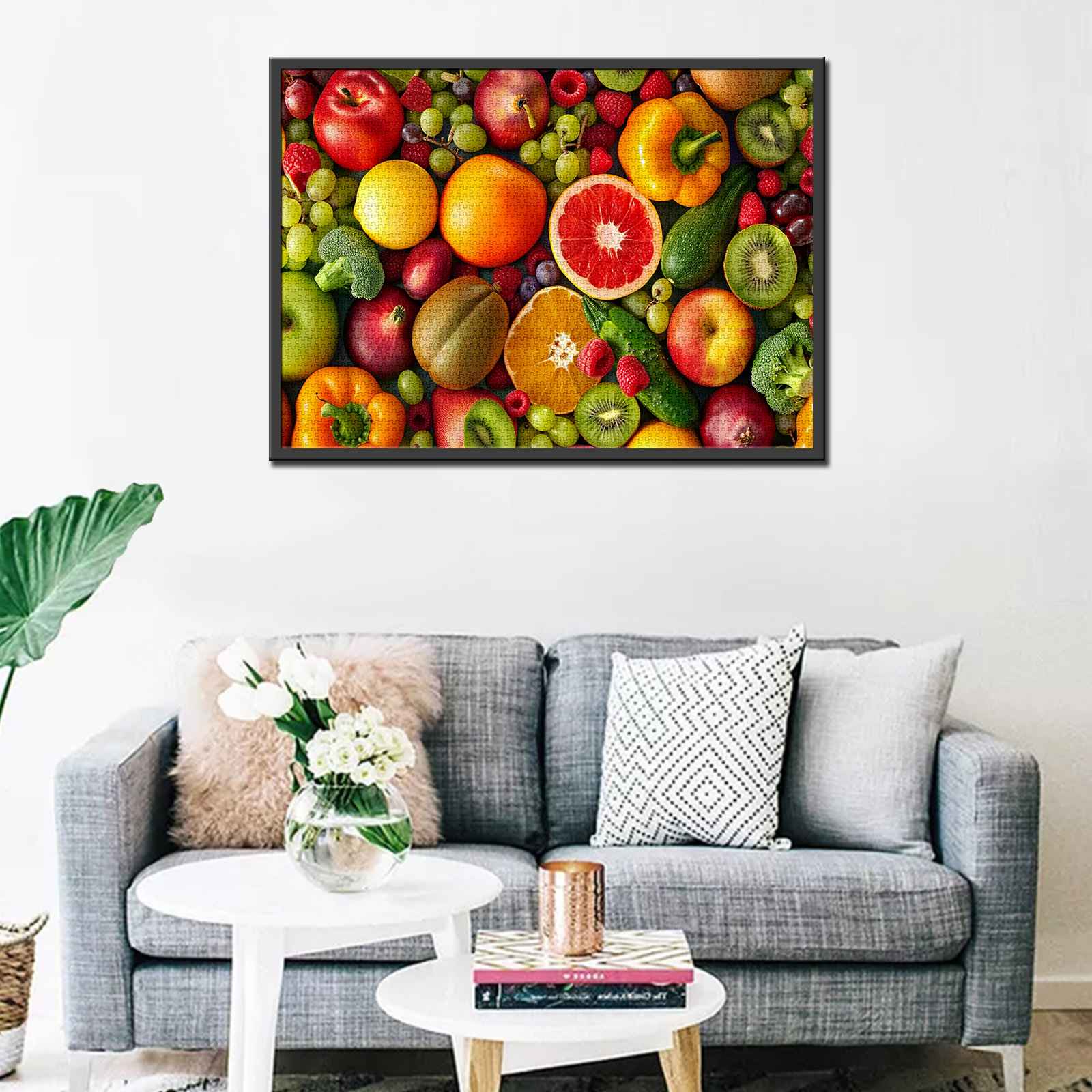 Fresh Fruits and Veggies Jigsaw Puzzles