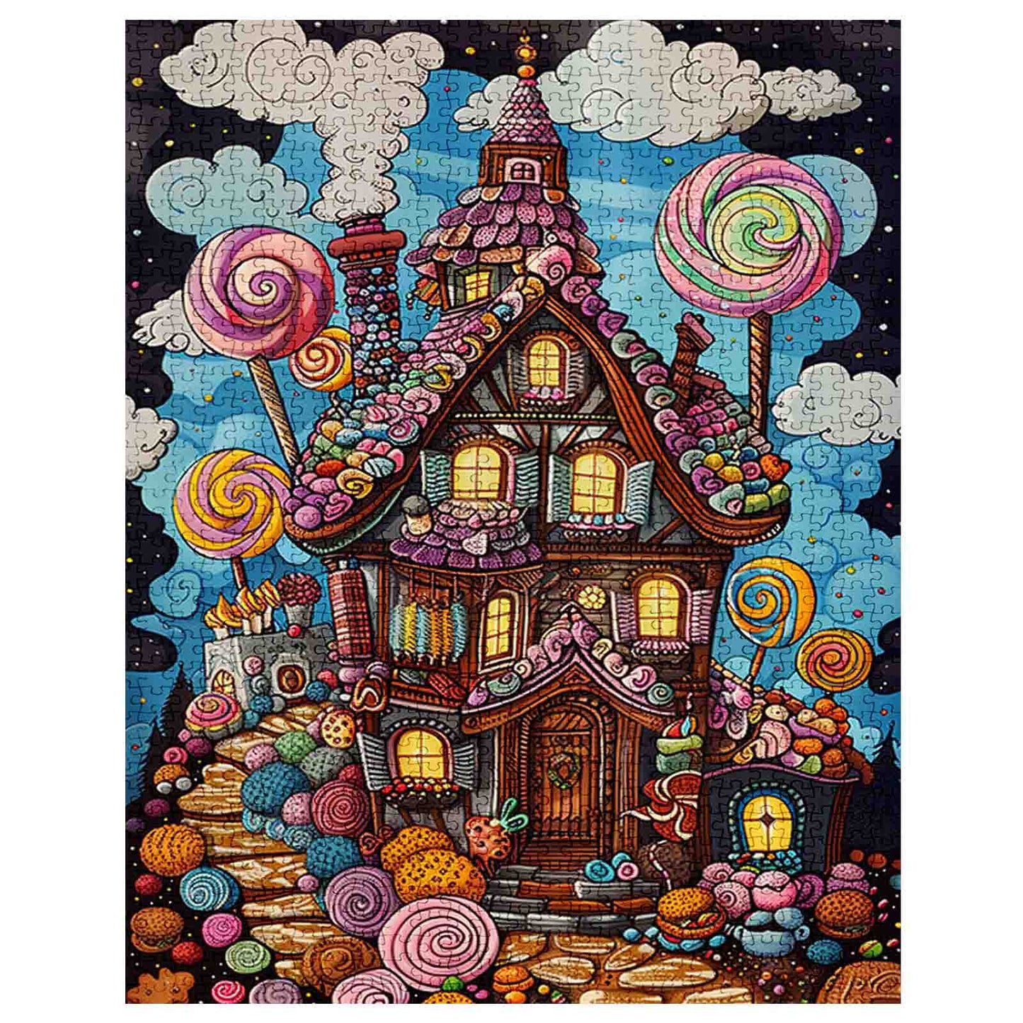 Candy Cottage Fantasy Jigsaw Puzzles