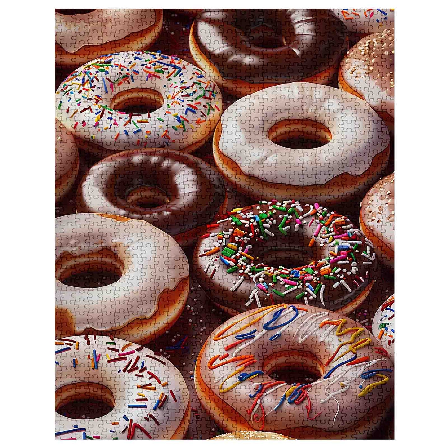 Sprinkle Donuts Delight Jigsaw Puzzles