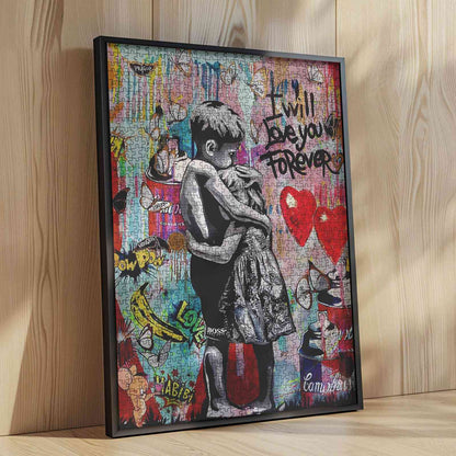 Forever Love Street Art Jigsaw Puzzle