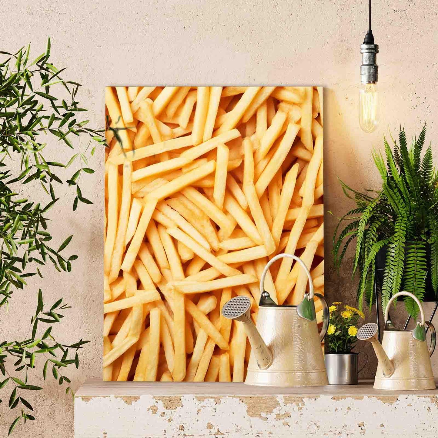 French Fries Delight Paint by Numbers