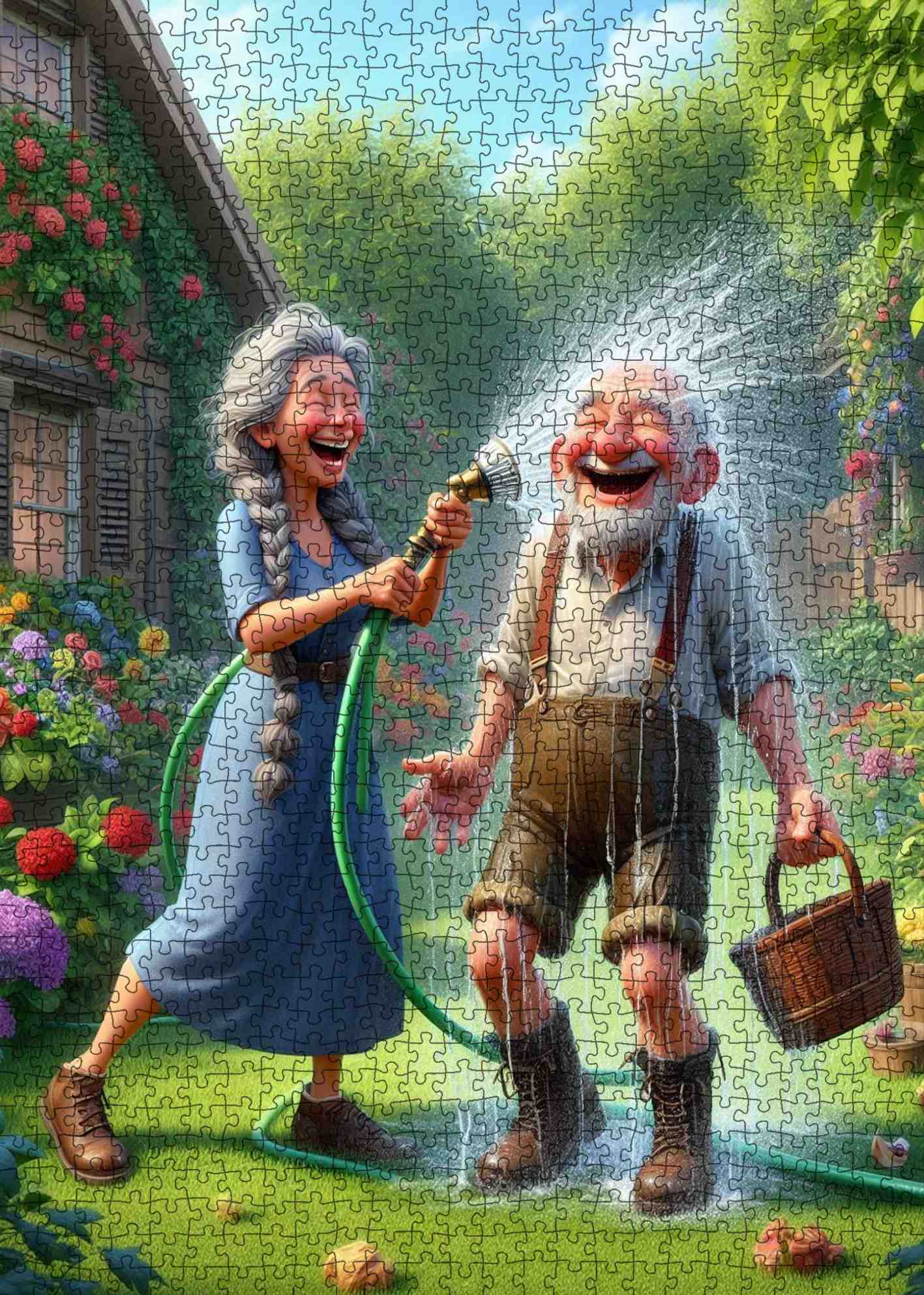 Garden Fun Seniors Jigsaw Puzzle