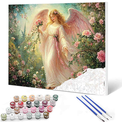 Garden Angel Blessing Paint by Numbers
