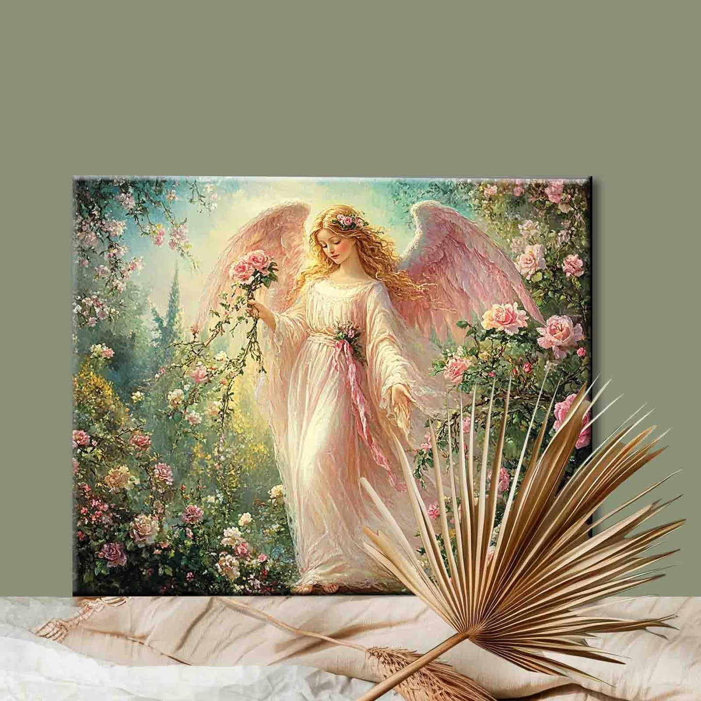 Garden Angel Blessing Paint by Numbers