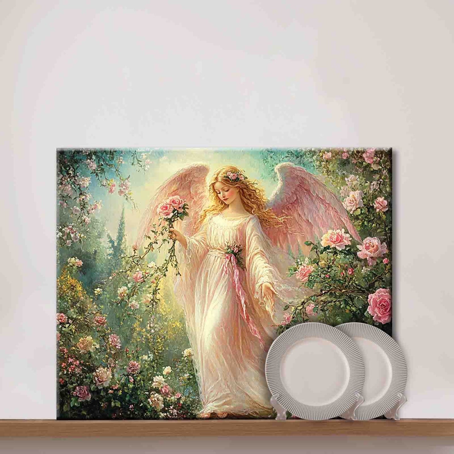 Garden Angel Blessing Paint by Numbers