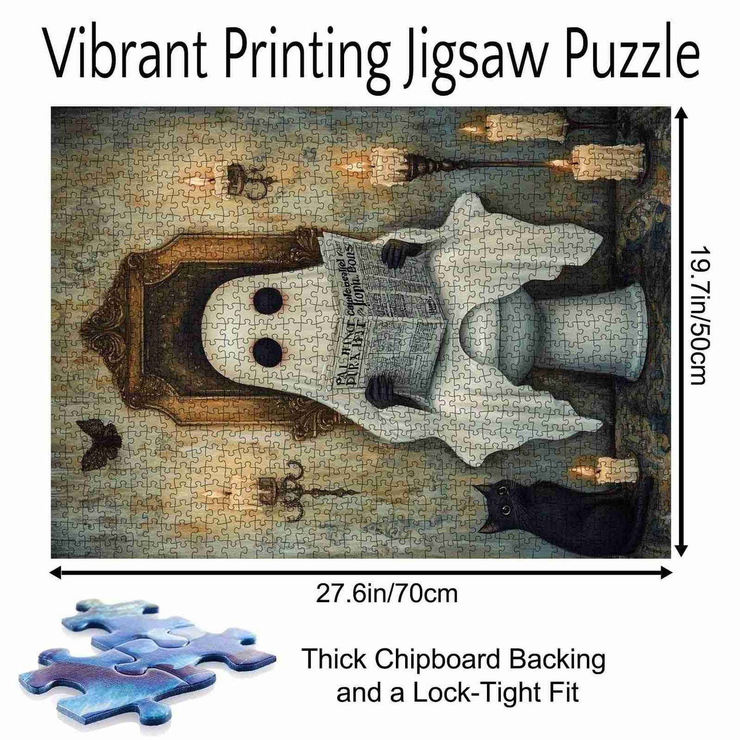 Ghostly Reading Time Jigsaw Puzzle