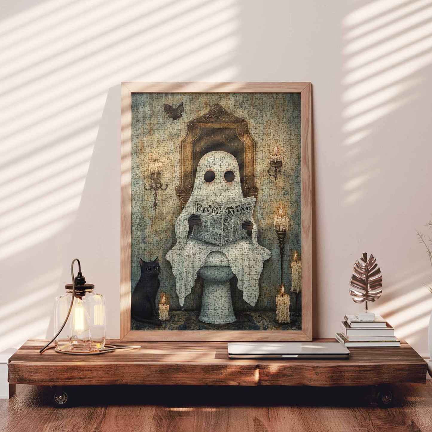 Ghostly Reading Time Jigsaw Puzzle