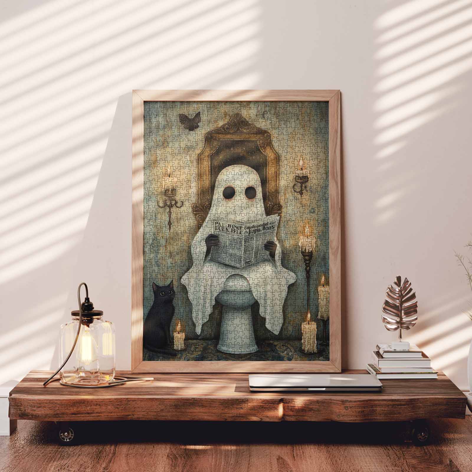 Ghostly Reading Time Jigsaw Puzzle