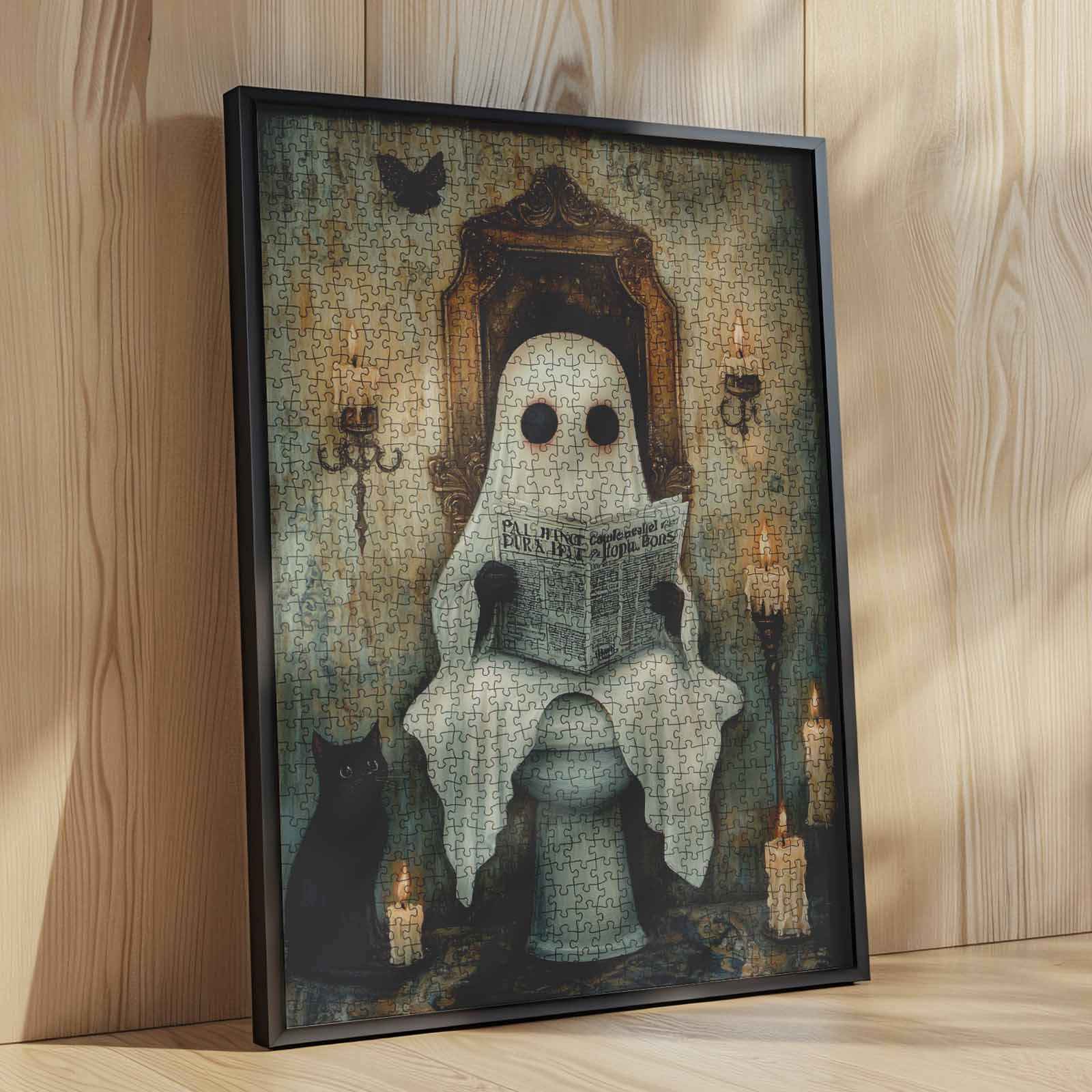 Ghostly Reading Time Jigsaw Puzzle