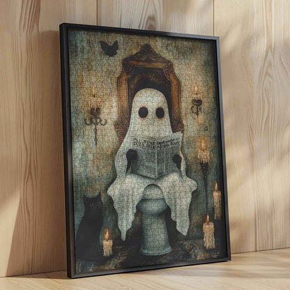 Ghostly Reading Time Jigsaw Puzzle