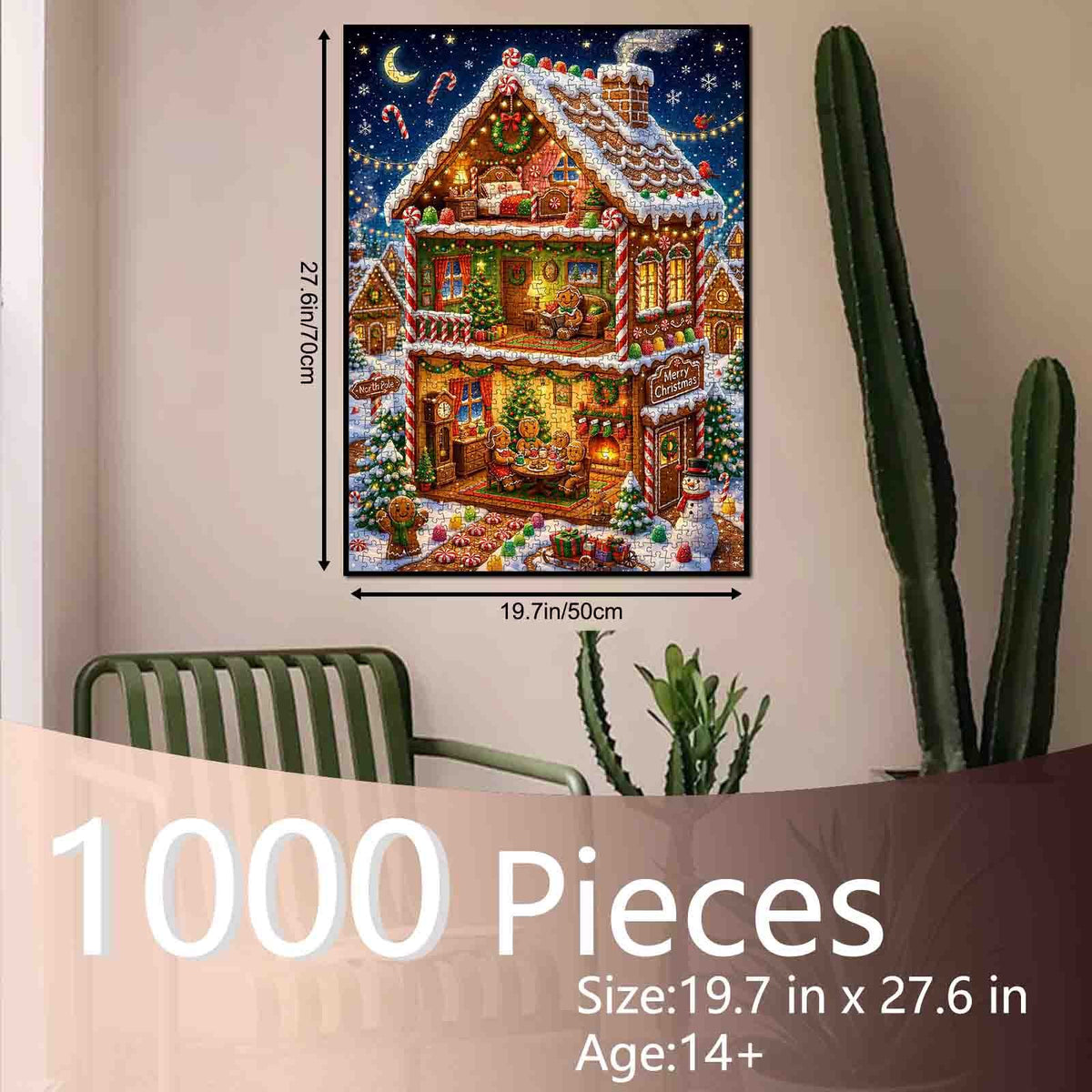 Gingerbread Christmas House Jigsaw Puzzle