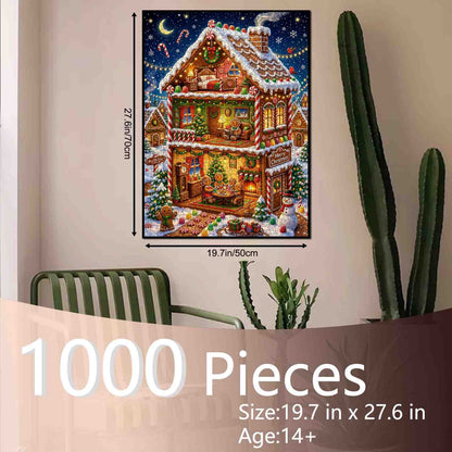 Gingerbread Christmas House Jigsaw Puzzle