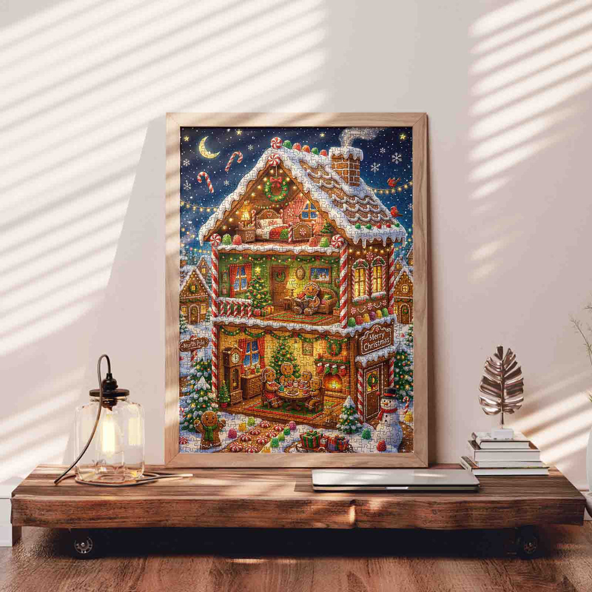 Gingerbread Christmas House Jigsaw Puzzle