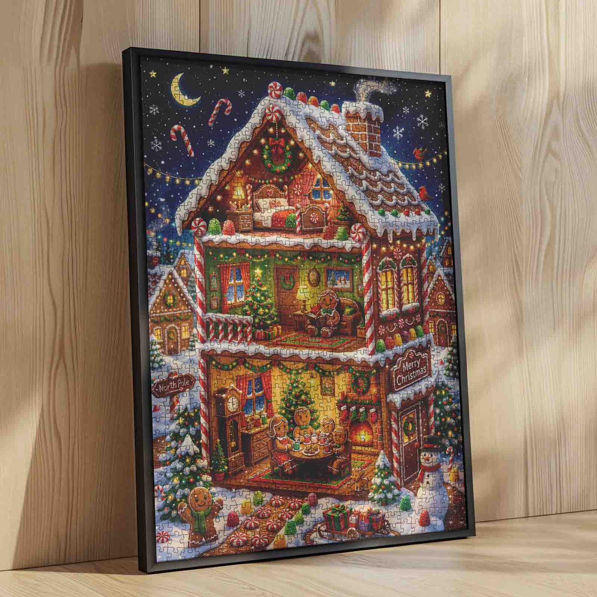 Gingerbread Christmas House Jigsaw Puzzle